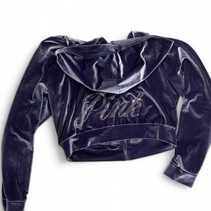 Velvet PINK VS Hooded Jacket in Purple